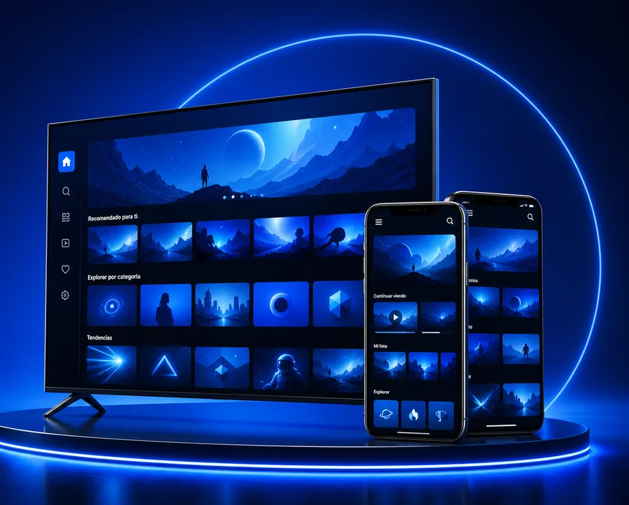 Film App en Smart TV y teléfonos
